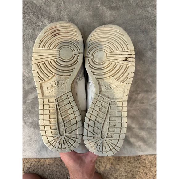 Women's Nike High Dunks gray and white silver sparkle Size 8 - Picture 7 of 8